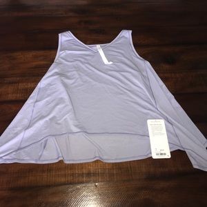 Lulu lemon light purple tank sz 6 BNWT!